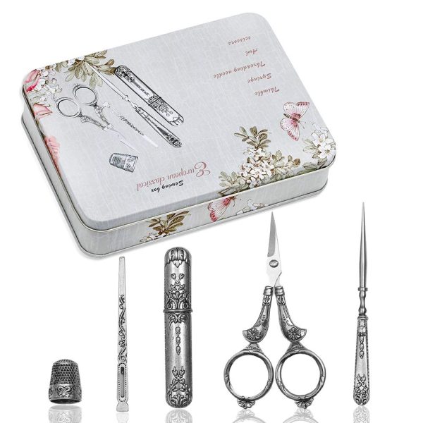 ESTUCHE COSTURA VINTAGE PLATA